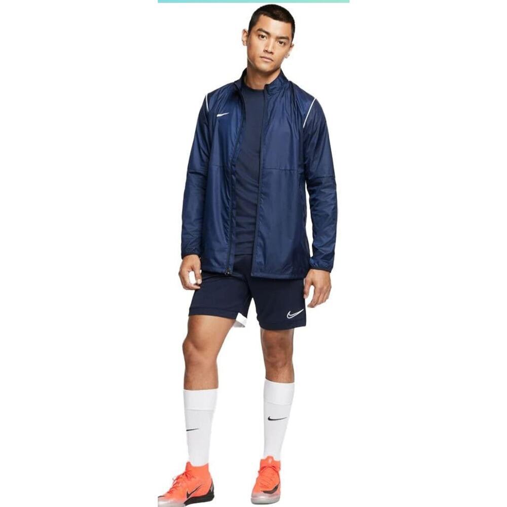 M633) NIKE Men's Blue White Repel Woven Football Jacket Size XXL